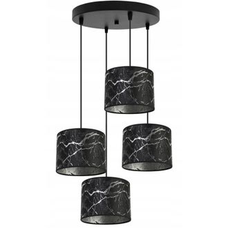 OEM L&aacute;mpara Colgante, L&aacute;mpara De Techo, Pantalla, Patr&oacute;n Plateado