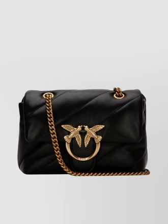 Pinko love bag puff mini leather quilted shoulder bag