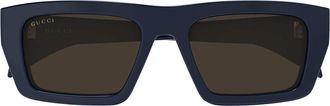 Gucci Sunglasses Gg2020 S 003 Blue/Brown Men