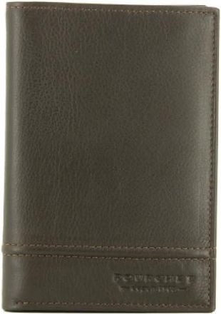 Pourchet Accessoires, Dames, Bruin, ONE Size, Leer, M&eacute;tropol Portemonnee