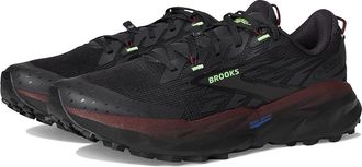 Brooks Cascadia 19 Mens Running Shoes Phantom/Rum Raisin/Green : 12.5 D - Medium, Synthetic