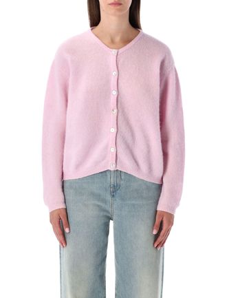 American Vintage Pastel Pink Vito Wool-Blend Cardigan