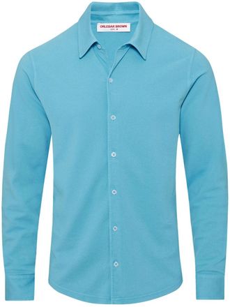 Orlebar Brown Giles overhemd - Blauw