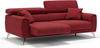 Divani.Store Sof&aacute; con asientos deslizantes impermeable 199 cm rojo