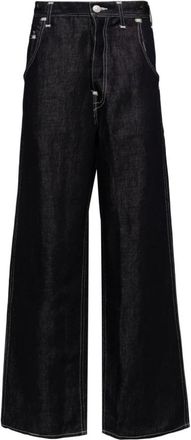 Junya Watanabe Wide-leg denim jeans with classic details