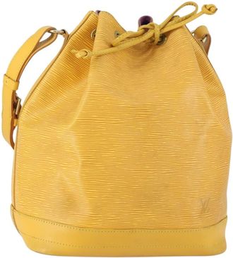 Louis Vuitton Noe Epi Leather Yellow Leather Handbag (Pre-Owned)