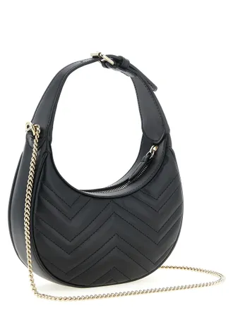 Gucci Womens Black Calfskin Shoulder Bag