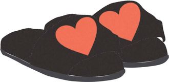 PJ Salvage Womens Love Slide Slippers In Black