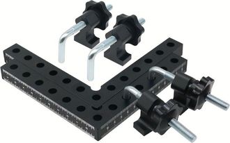 OEM Bloques De Posicionamiento De 90 Grados, Clips De Montaje De Aluminio En &Aacute;ngulo Recto, Herramientas De Carpinter&iacute;a Para Marcos De Fotos - Paquete De 2