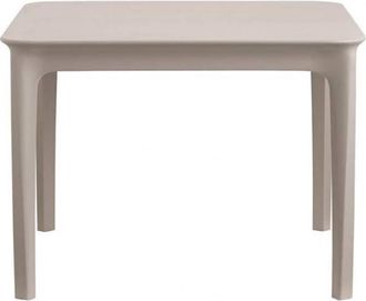 Scab Scab - Tavolo Quadrato 60x60 Basso H40 In Tecnopolimero Argo S-cab Tortora Per Bar, Giardino, Terrazzo Piscina O Casa- Moderno E Robusto
