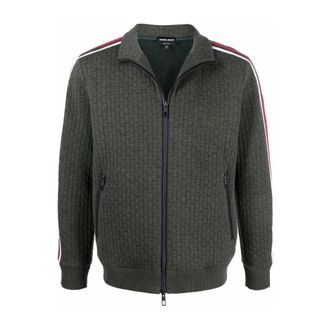 Giorgio Armani Hombre, Sudaderas, Verde, Talla: L