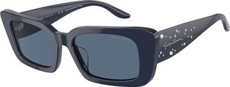 Giorgio Armani AR8214BU 607980 Womens Sunglasses Blue Size 53