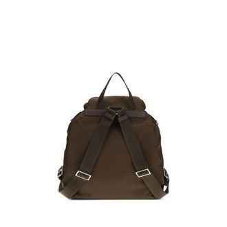 Prada Womens Brown Recycled Polyamide Backpack