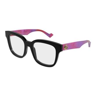 Gucci Square Optical Frame - female - Gucci - Glasses - Black - 52 MM - Accessories