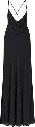 Pinko Vestito Lungo Farro Con Strass