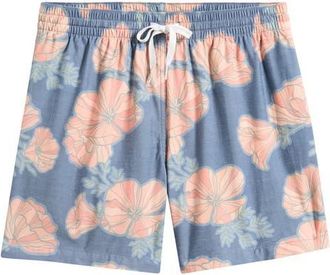 Chubbies The Great Grand Poppy 5.5-Inch Swim Trunks in Navy at Nordstrom, Size Xx-Large