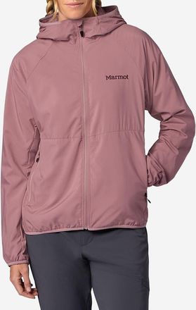 Marmot Aerothermal Hooded Jacket in Light Mauve at Nordstrom, Size X-Large
