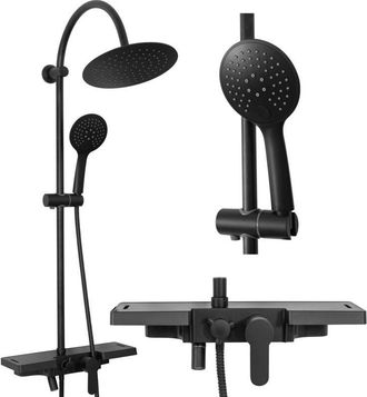 Rea Conjunto De Ducha Rea Vigo Negro