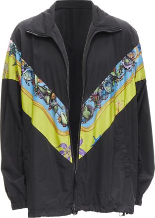 Versace 2021 Tresor De La Mer black starfish track jacket IT54 2XL