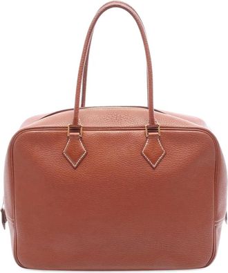 Herm&egrave;s 2002 Ardennes Plume 32 handbag - Marrone