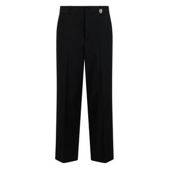 Philipp Plein Pantalones de corte recto - Trousers - Hombre - Negro - 7XL
