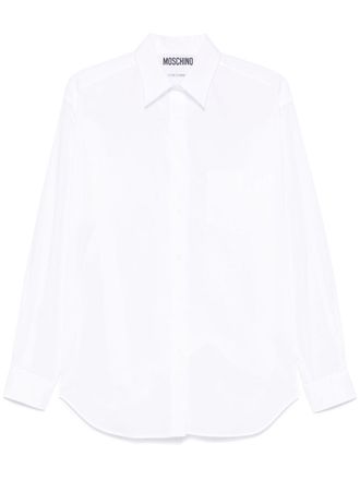 Moschino cotton shirt - women - Cotton - 42 - White