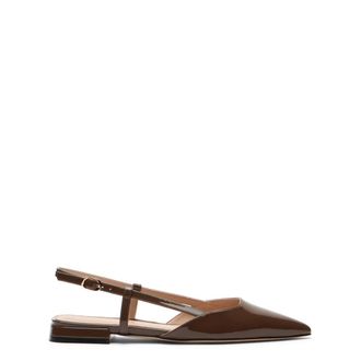 Stuart Weitzman Schoenen, Dames, Bruin, 39 EU, Leer, Vinnie Slingback