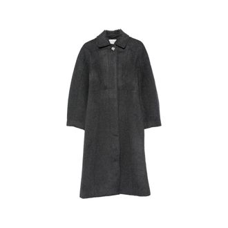 Stine Goya Shirred-waist Single-breasted Coat