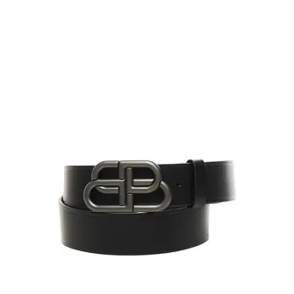 Balenciaga BB Leather Belt