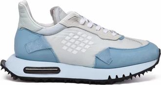 Bepositive Leather/Polyester Sneakers - Sky Blue