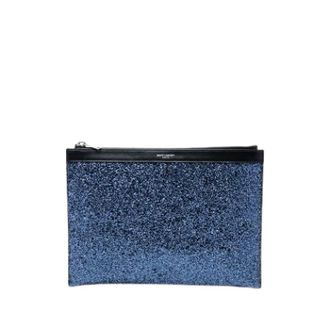 Saint Laurent Pre-owned Borsa a mano in pelle - - Pre-owned - Donna - Blu - ONE SIZE