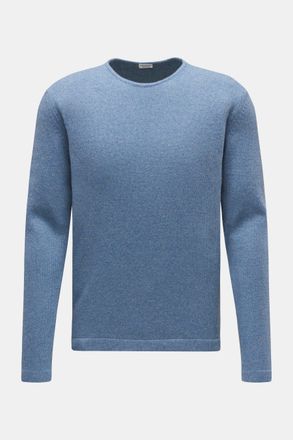 Braun Hamburg Men - Cashmere crew neck jumper smoky blue