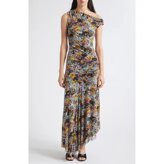Staud Amaris Print Maxi Dress in Millefiori Mosaic at Nordstrom, Size X-Large