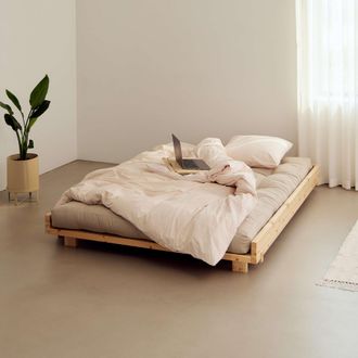 Karup Design Bettgestell »Social Bed, ohne Matratze, FSC-zertifiziertes Massivholz« wahlweise mit oder ohne verstellbares Zubehör, Bett in mehreren Grössen