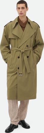 Bottega Veneta Trench In Lana Sottile - Bottega Veneta