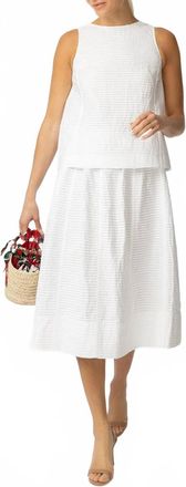 Odeeh Cotton Sleeveless Top In White