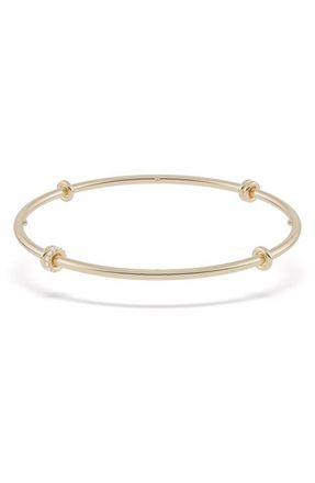 Spinelli Kilcollin Kini Diamond Bangle in Yellow Gold at Nordstrom, Size 7