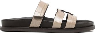 Tory Burch Ines sport sandals - women - Leather/Rubber/Leather - 7.5 - Neutrals