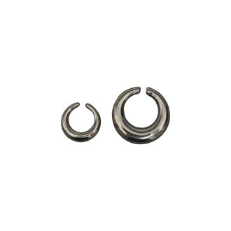 Panconesi Accessoires, Dames, Grijs, ONE Size, Circle Cuffs