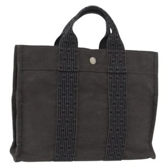 Herm&egrave;s Pre-owned Vintage Canvas Tote Bag - - Pre-owned - Donna - Grigio - ONE SIZE