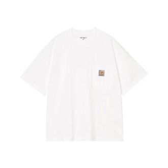 Carhartt Work in Progress Hombre, Camisetas, Blanco, Talla: M