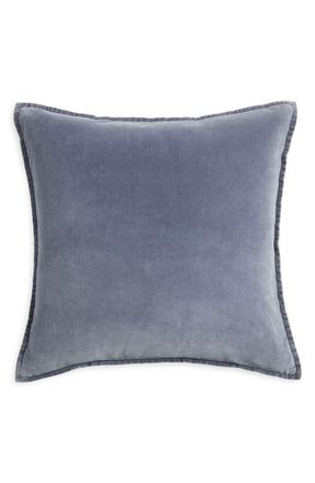 Nordstrom Velveteen Accent Pillow in Blue Chip at Nordstrom
