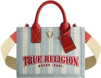 True Religion Denim Stripe Modern Tote at Nordstrom