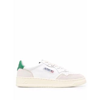 Autry Medalist Low Leather Suede Sneakers - Dames - Sneakers - Wit - 36 EU - Leer - Schoenen