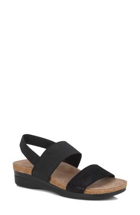 Drew Maeve Slingback Sandal in Black Combo at Nordstrom, Size 6.5