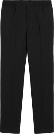 Ami Wollen Straight-Cut Broek - Heren - Straight fit broeken - Zwart - XL - Wol - Broeken