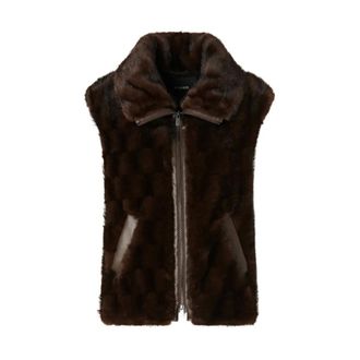 Pinko Pinko, Dames, Jassen, Bruin, Maat: XS Taf