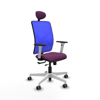Piqueras y Crespo Sedia Da Ufficio Piqueras Y Crespo Motilla Bianco Schiuma Alta Densit&agrave;