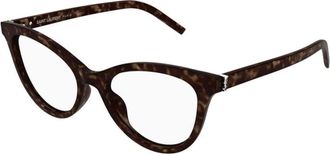 Saint Laurent Glasses, female, Brown, Size: 53 MM M164 008 Optical Frame