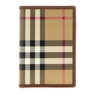 Burberry Printed Canvas Card Holder - male - Burberry - Wallets & Cardholders - Beige - ONE SIZE - Accessories